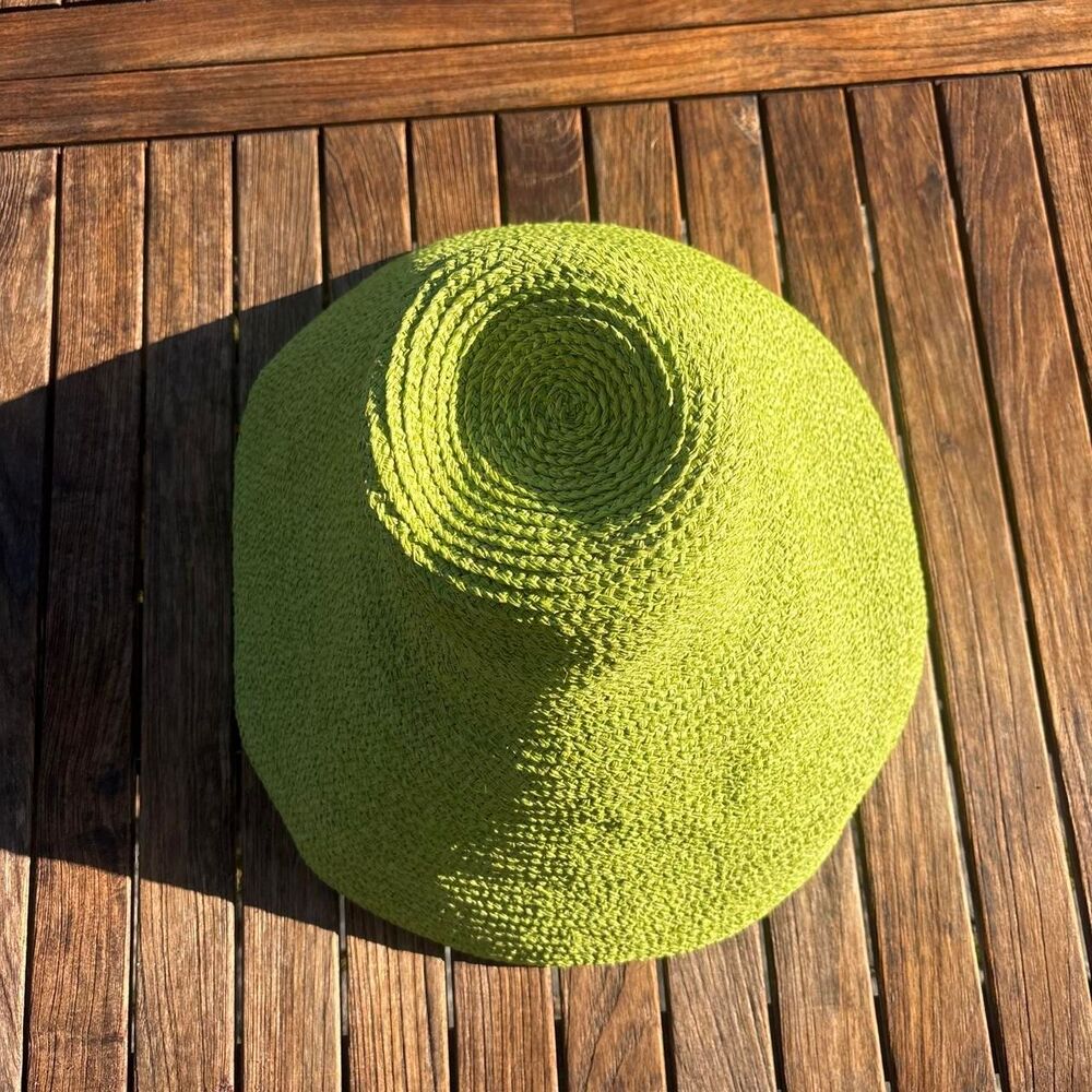 Jacquemus Le Chapeau Valensole Light Green Raffia Hat one size - Picture 4 of 4